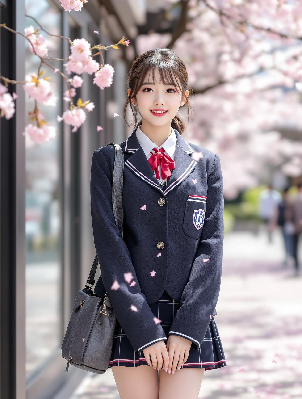 校园制服的青春悸动