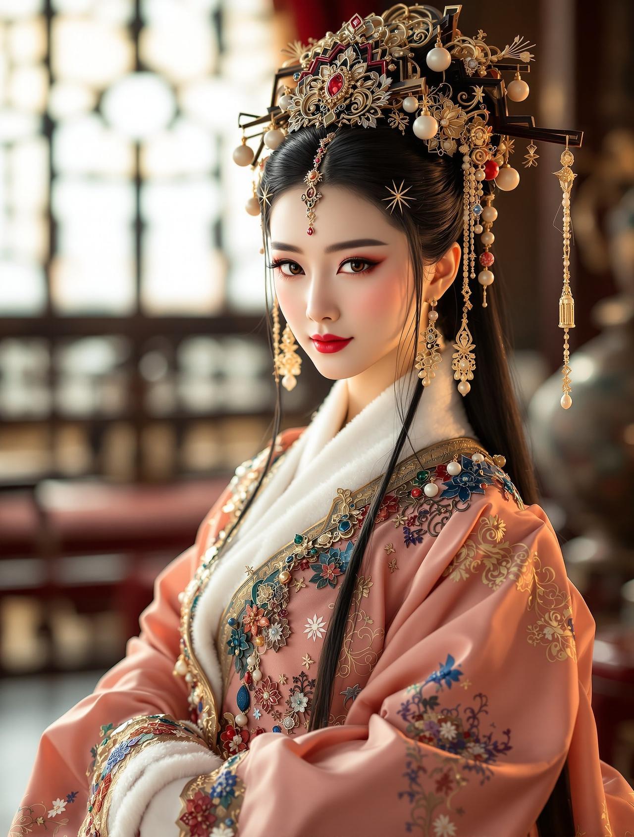 宫廷汉服的华贵典雅